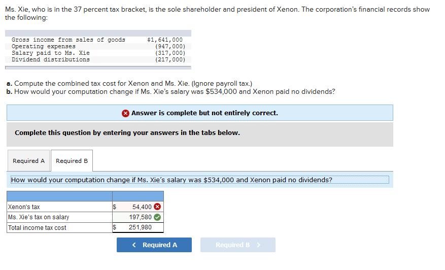 Solved Ms. Xie, who is in the 37 percent tax bracket, is the 