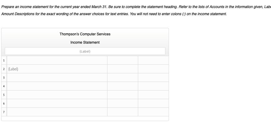 Solved The Assets And Liabilities Of Thompson Computer Se Chegg Com
