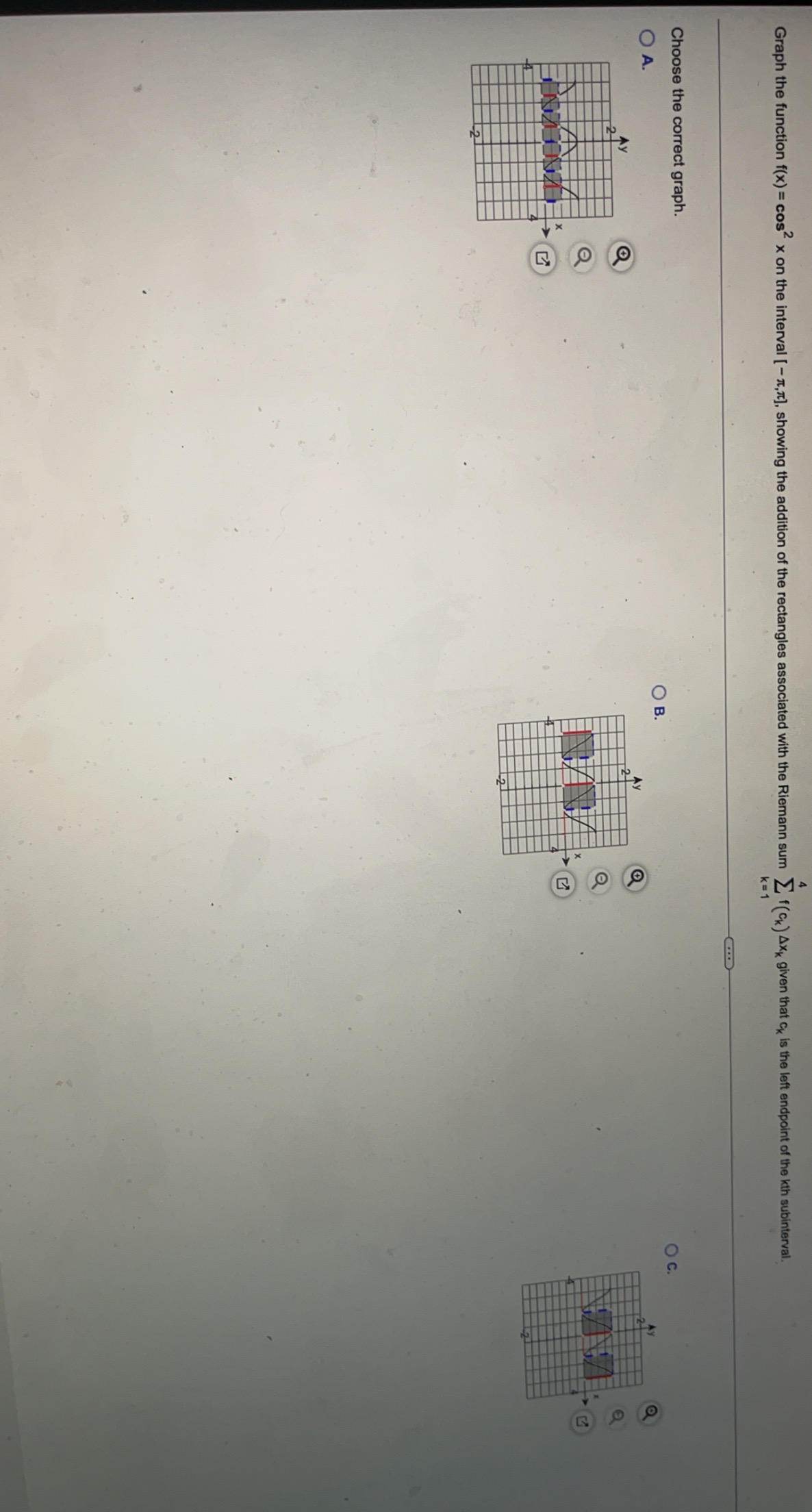 Solved Choose The Correct Graph. A. B. | Chegg.com