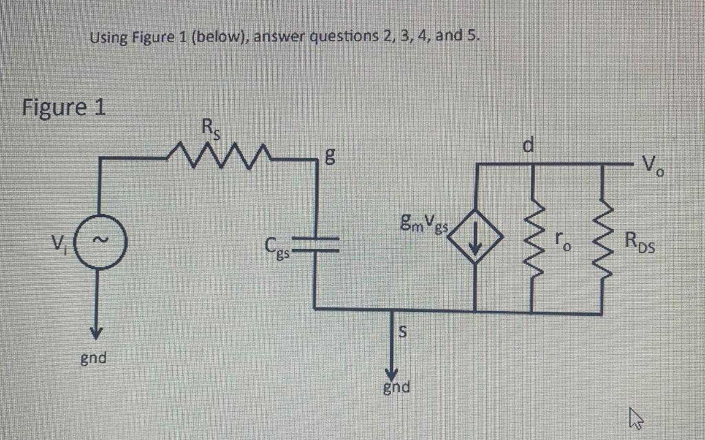 Solved Using Figure 1 (below), answer questions 2, 3, 4, and | Chegg.com