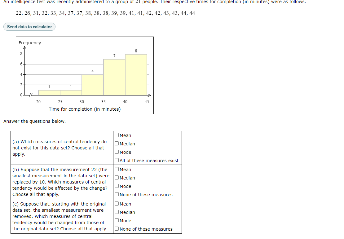 Solved An intelligence test was recently administered to a | Chegg.com