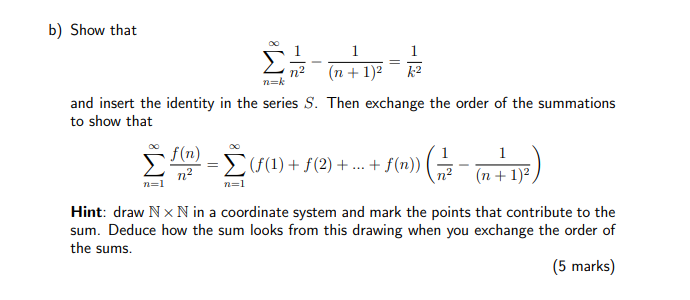 Solved We consider a bijective map f: N→ N and the series | Chegg.com