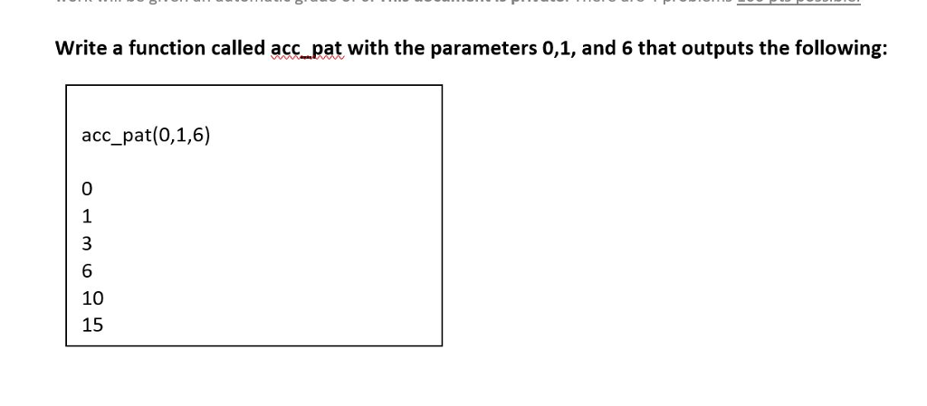 Solved Problem Two: 