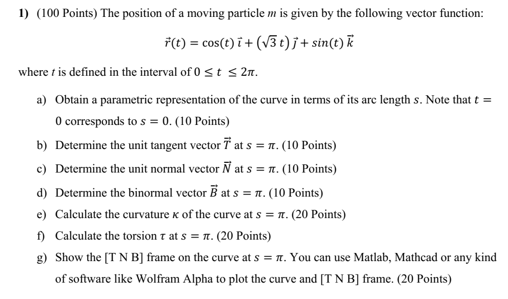 Solved I Do Not Want The Solution Of Part G Because It S Chegg Com