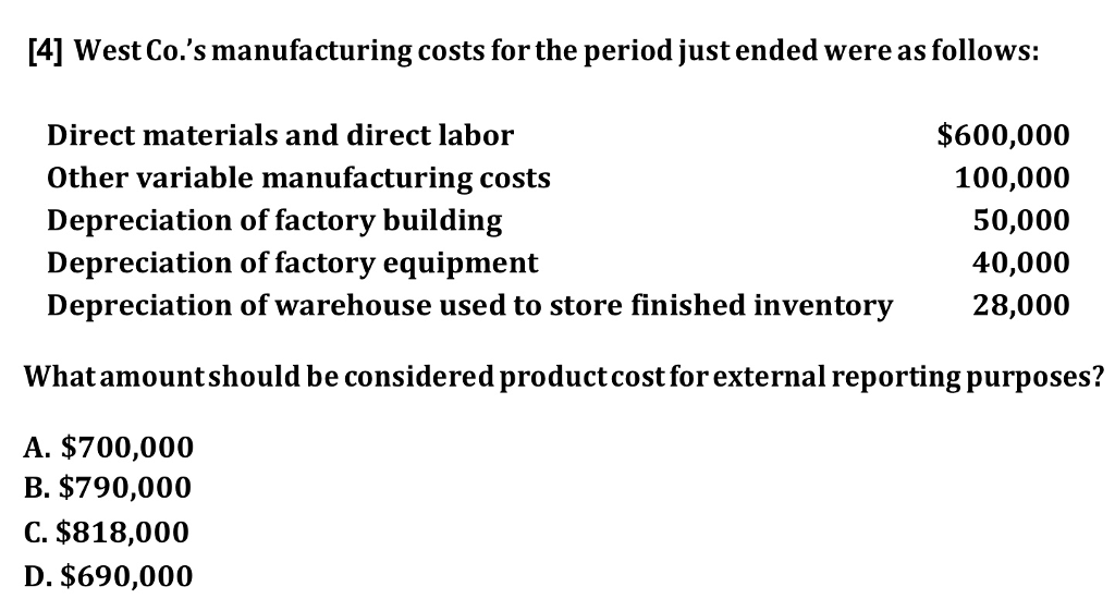 Solved [3] A cost that would be considered a direct cost is | Chegg.com