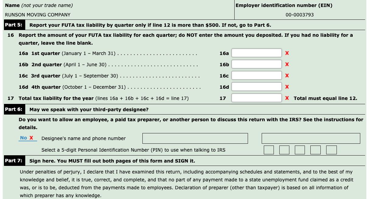 Note Since The 2019 Form 940 And Schedule A Were Not Chegg 