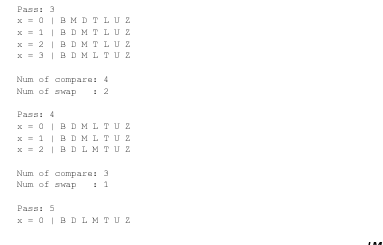 Solved I Need To Do Simple Sort (Set Number 2 - Bubble Sort) | Chegg.com