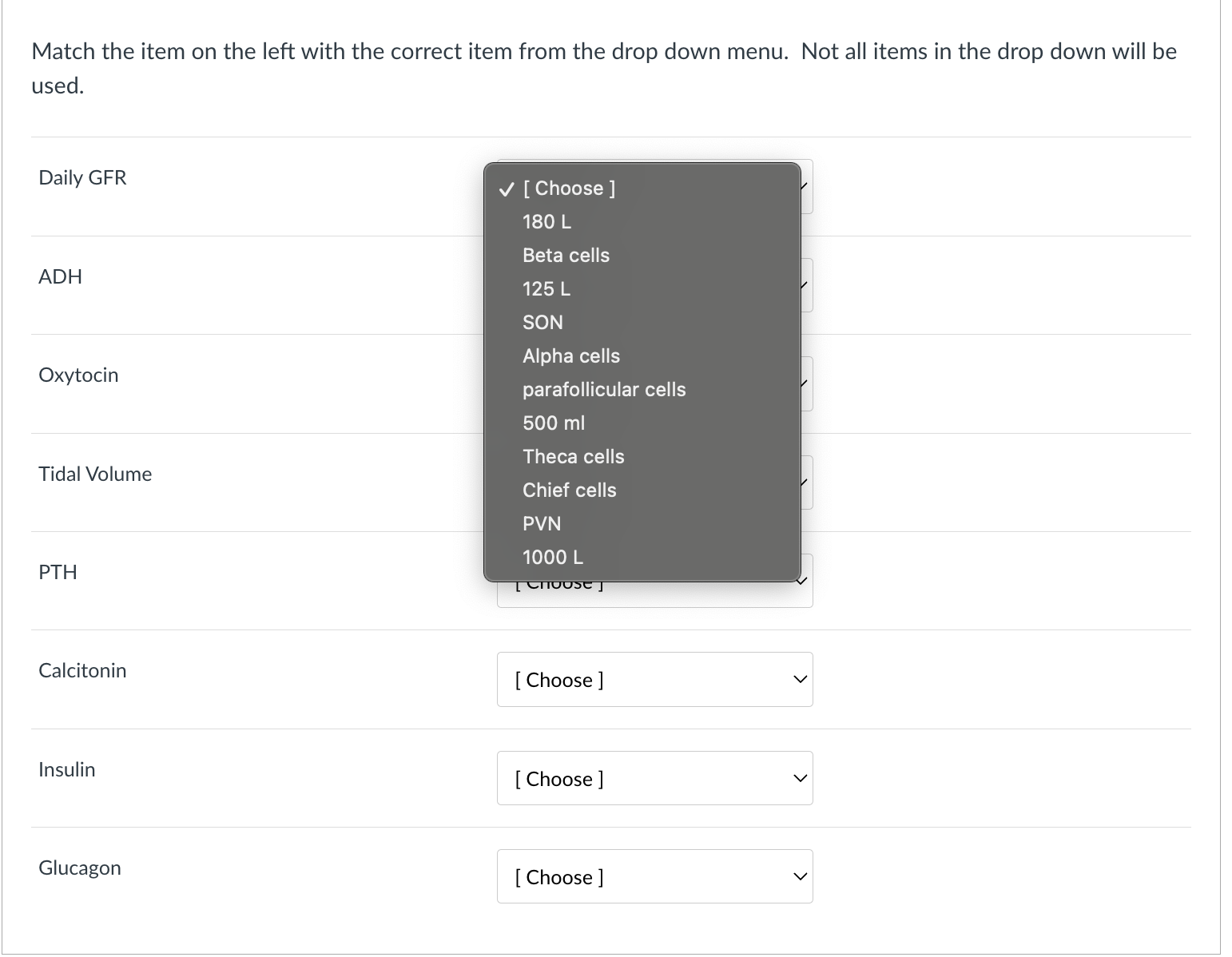 10.6.2 choose the correct item