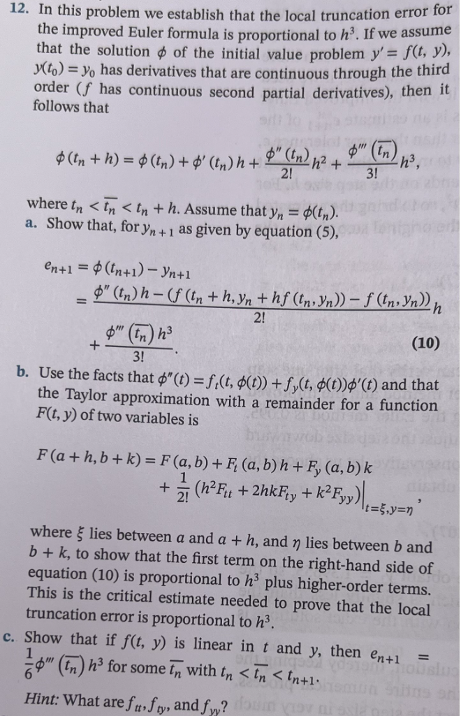 Solved 12. In this problem we establish that the local | Chegg.com