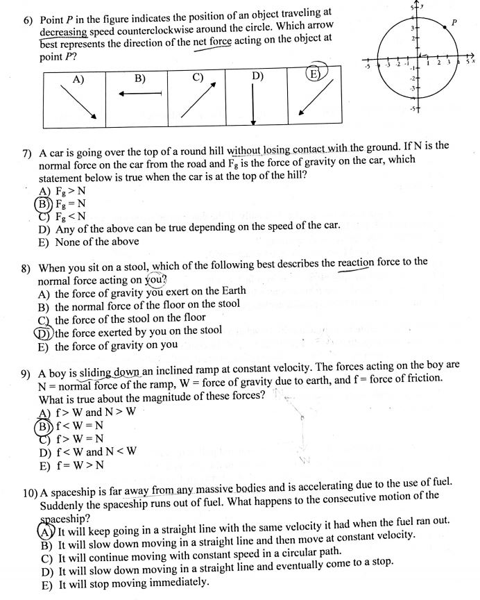 Solved 6) Point P in the figure indicates the position of an | Chegg.com