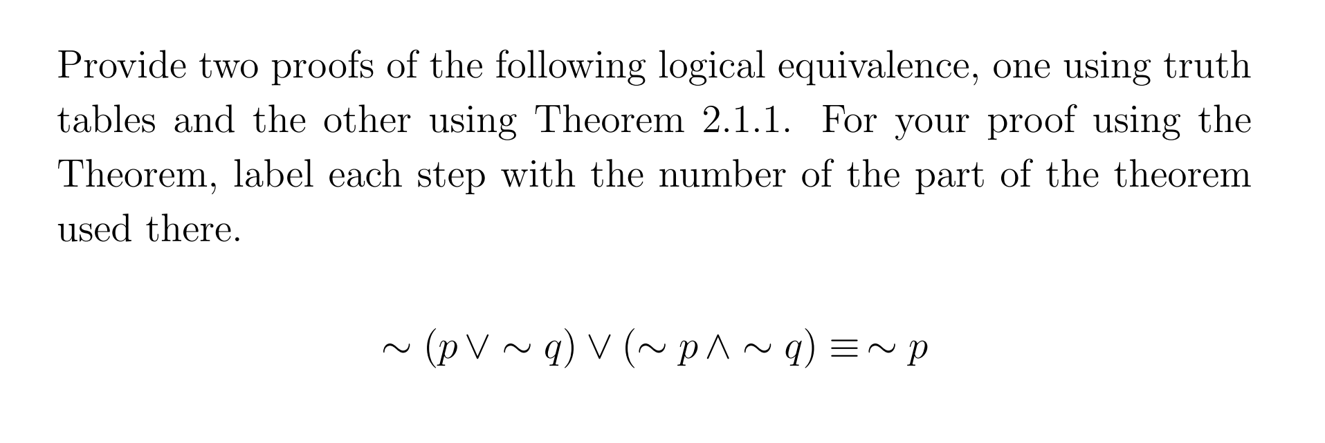 Solved Please solve the problem with a truth table and | Chegg.com