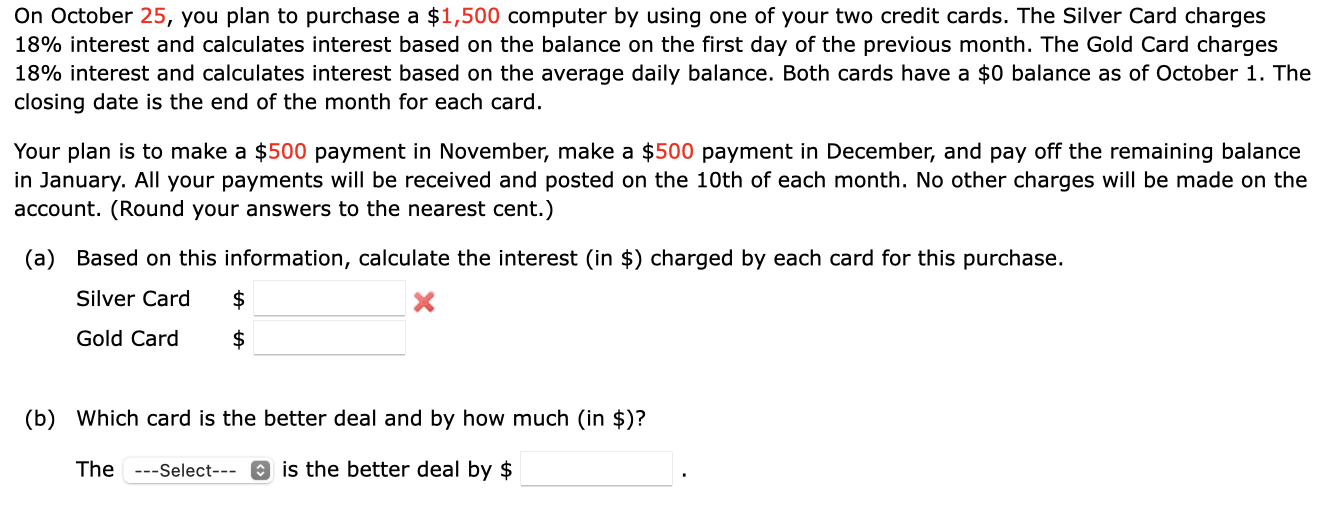 Solved On October 25, you plan to purchase a 1,500 computer