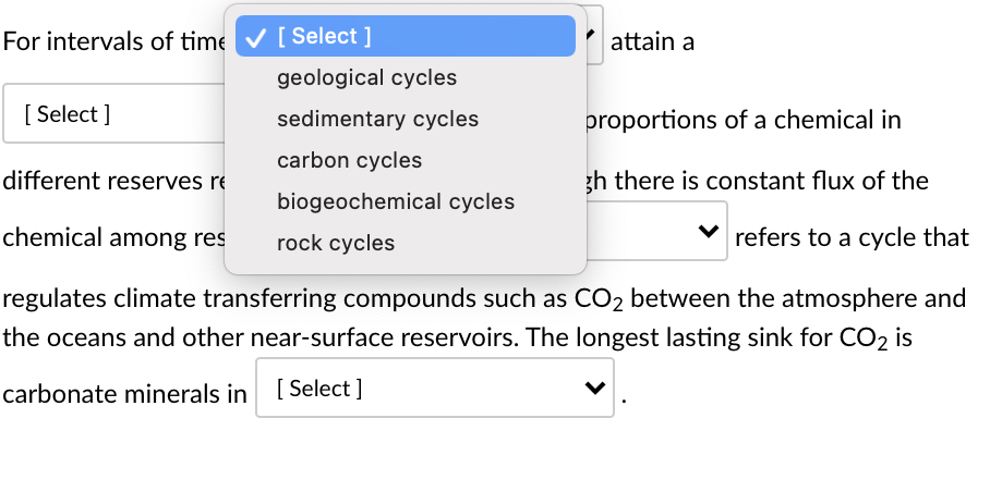Solved For intervals of time, [ Select] attain a [ Select ] | Chegg.com