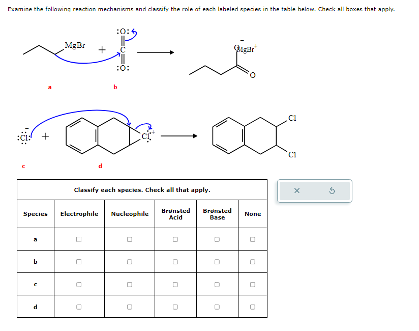 Solved Examine The Following Reaction Mechanisms And | Chegg.com