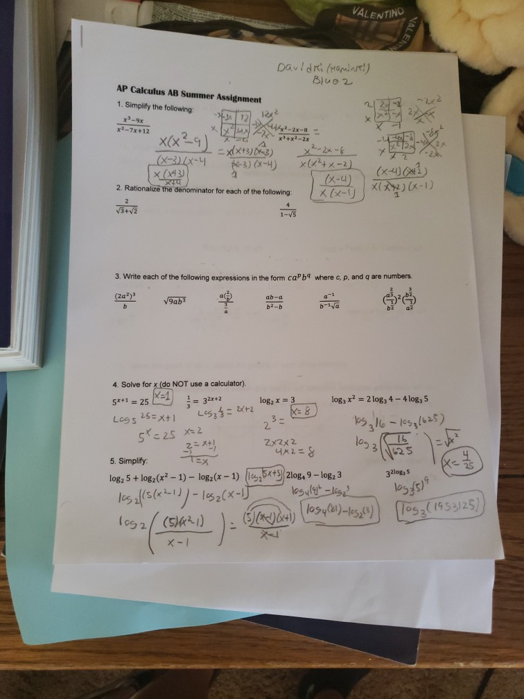 Solved all of section 3 and show all your work please I | Chegg.com