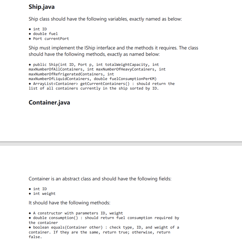 Solved Code in Java, It's only one Question.Who ever make | Chegg.com