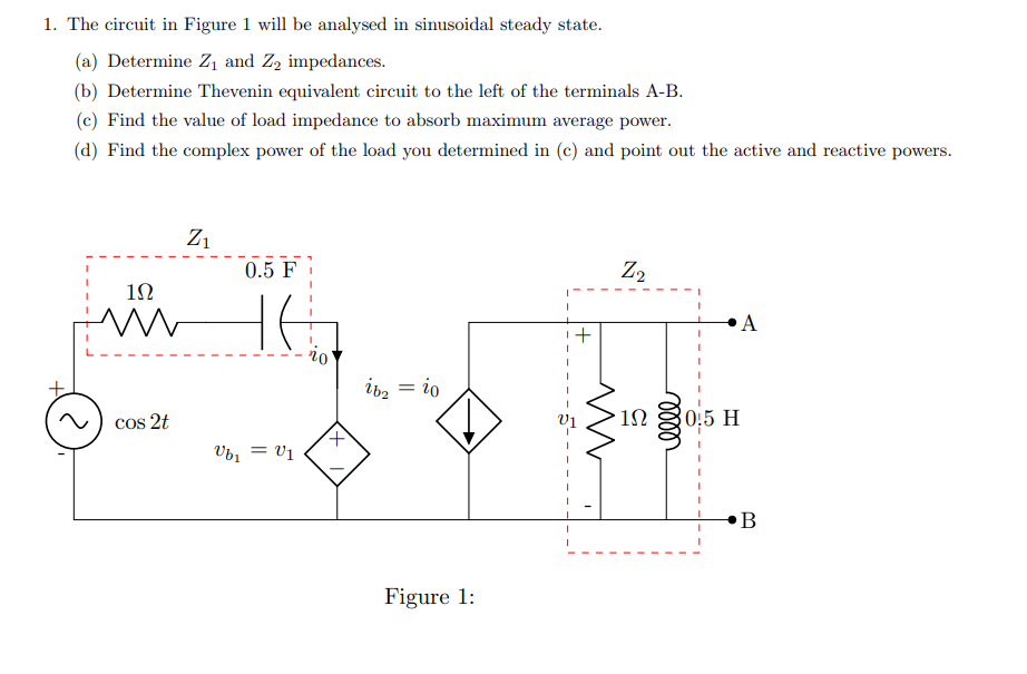 Solved 1. The circuit in Figure 1 will be analysed in | Chegg.com