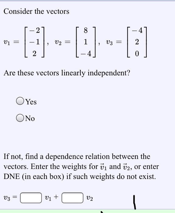 Solved Consider The Vectors 4 2 4 0 Are These Vectors Chegg Solved Consider The Vectors 4 2 4 0 Are These Vectors Chegg