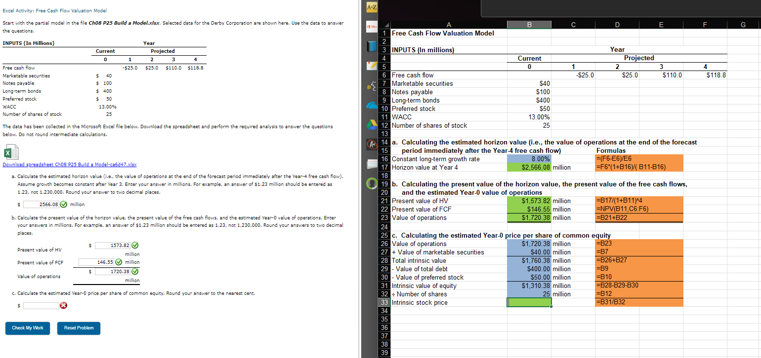 Solved start with the partial model in the file Ch08 ﻿P25 | Chegg.com