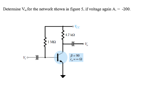 Solved Determine V., for the network shown in figure 5. if | Chegg.com