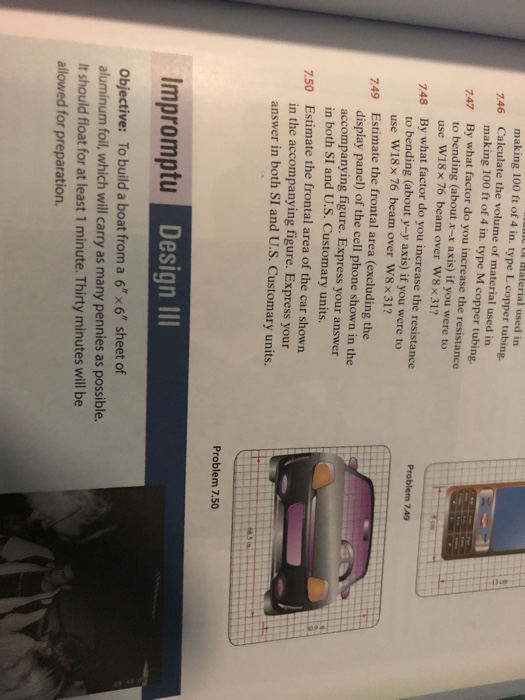 Solved estimate the frontal area of the car shown in the