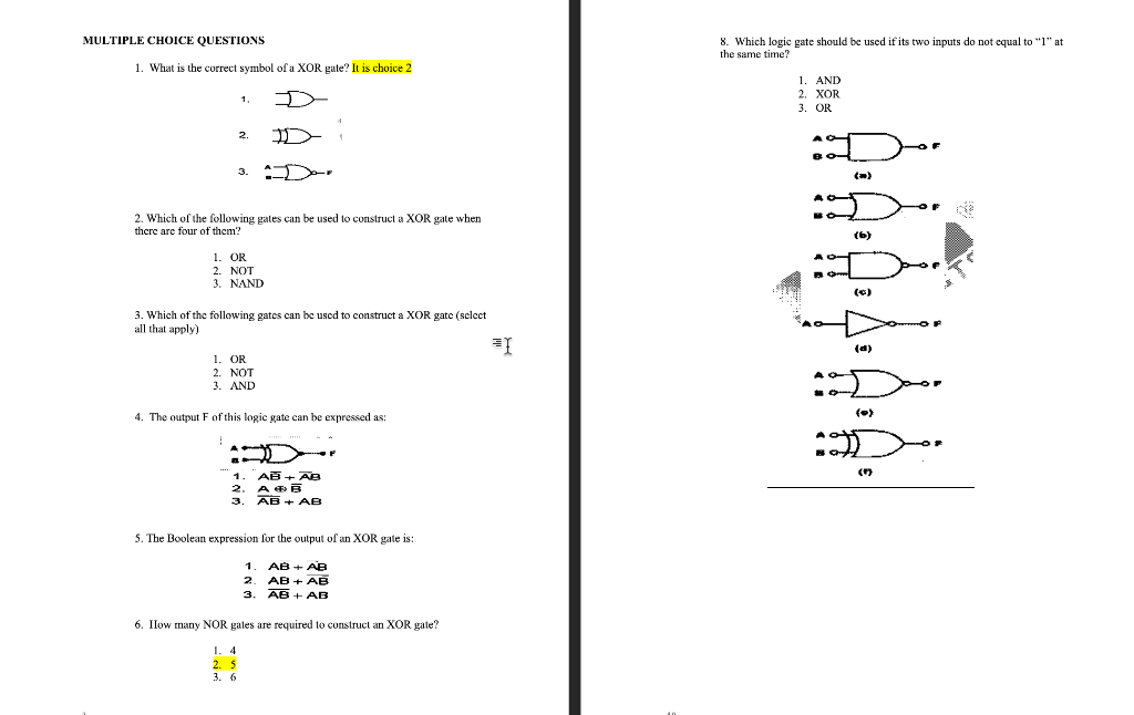 logic symbol for does not equal