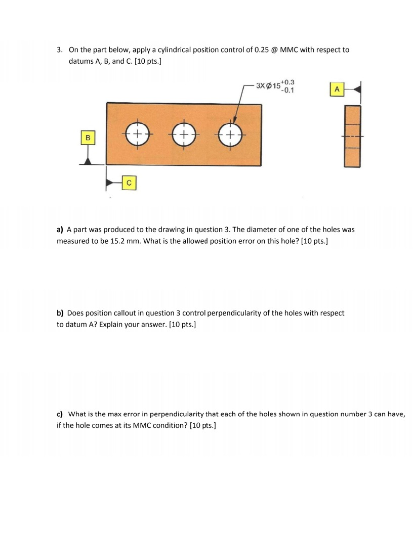 Solved 3 On The Part Below Apply A Cylindrical Position Chegg Com
