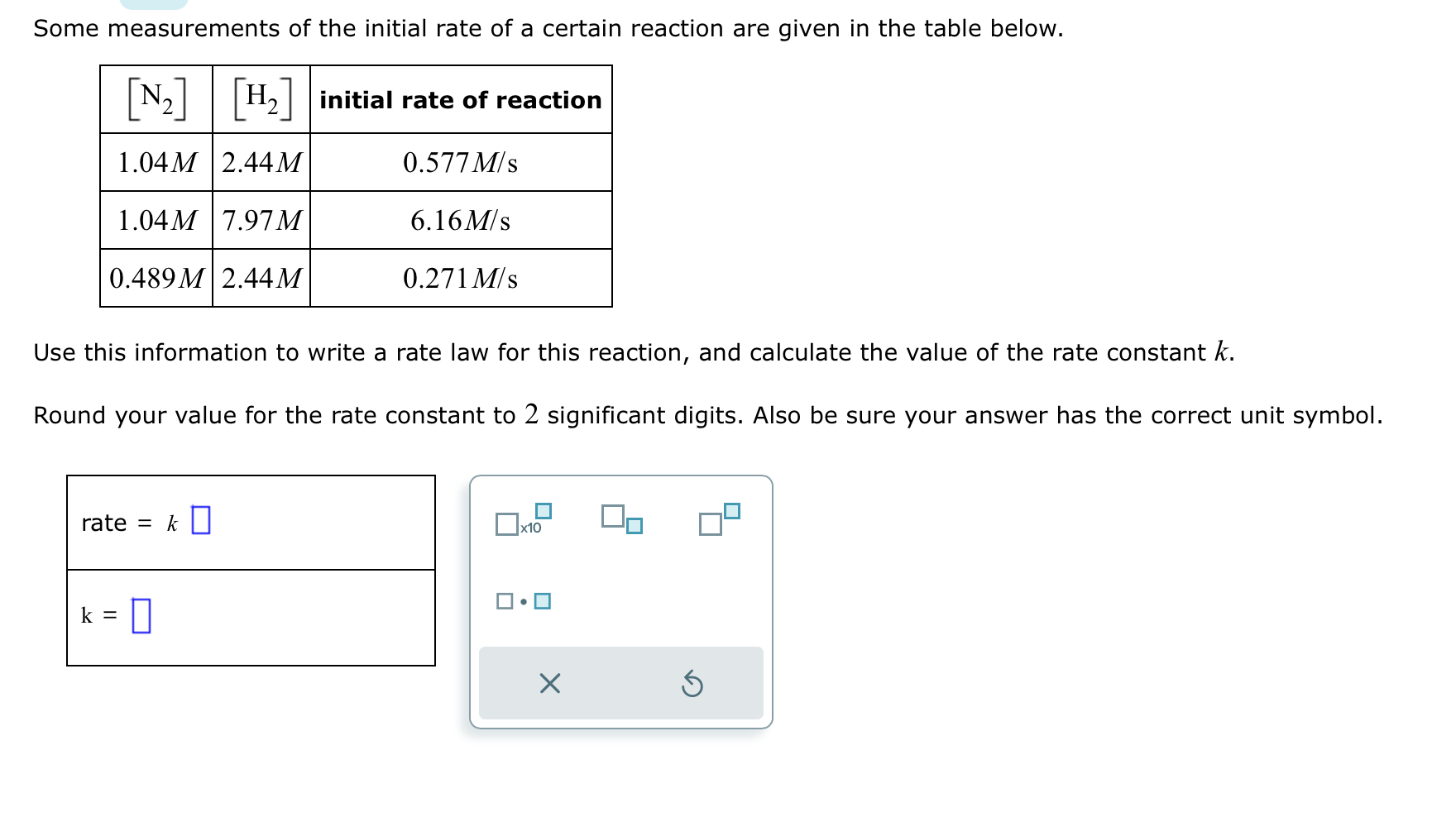 solved-some-measurements-of-the-initial-rate-of-a-certain-chegg