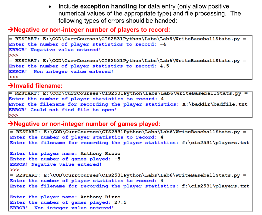 Solved . . 1. Create a Python program to save the following | Chegg.com