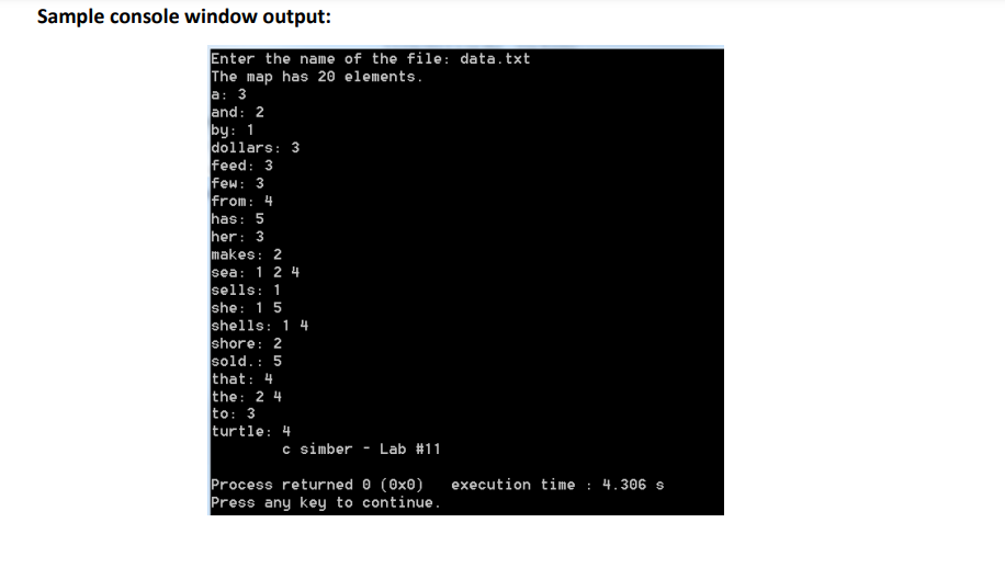 Solved Create the text file 