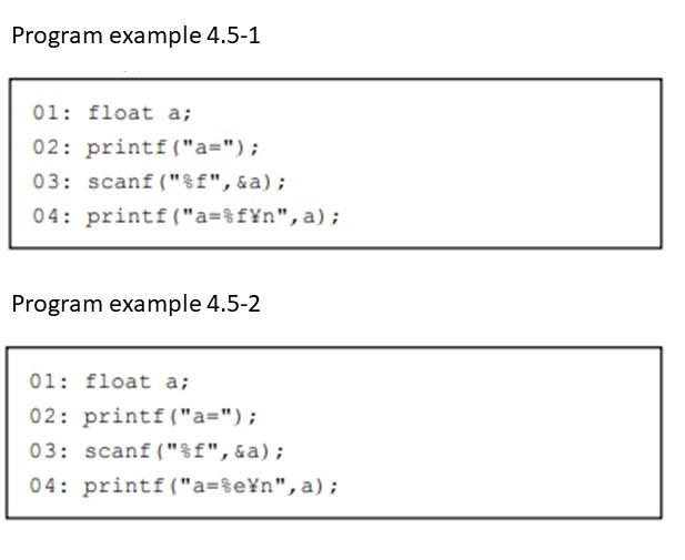 Solved (by using C language) Practice 4.3 The following two | Chegg.com