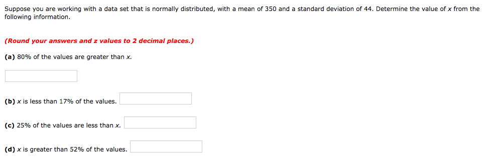 Solved Suppose you are working with a data set that is | Chegg.com
