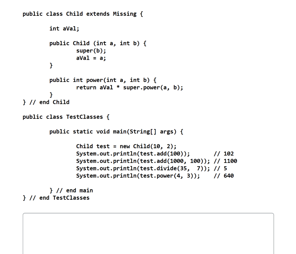 Solved Here is an interface, called 