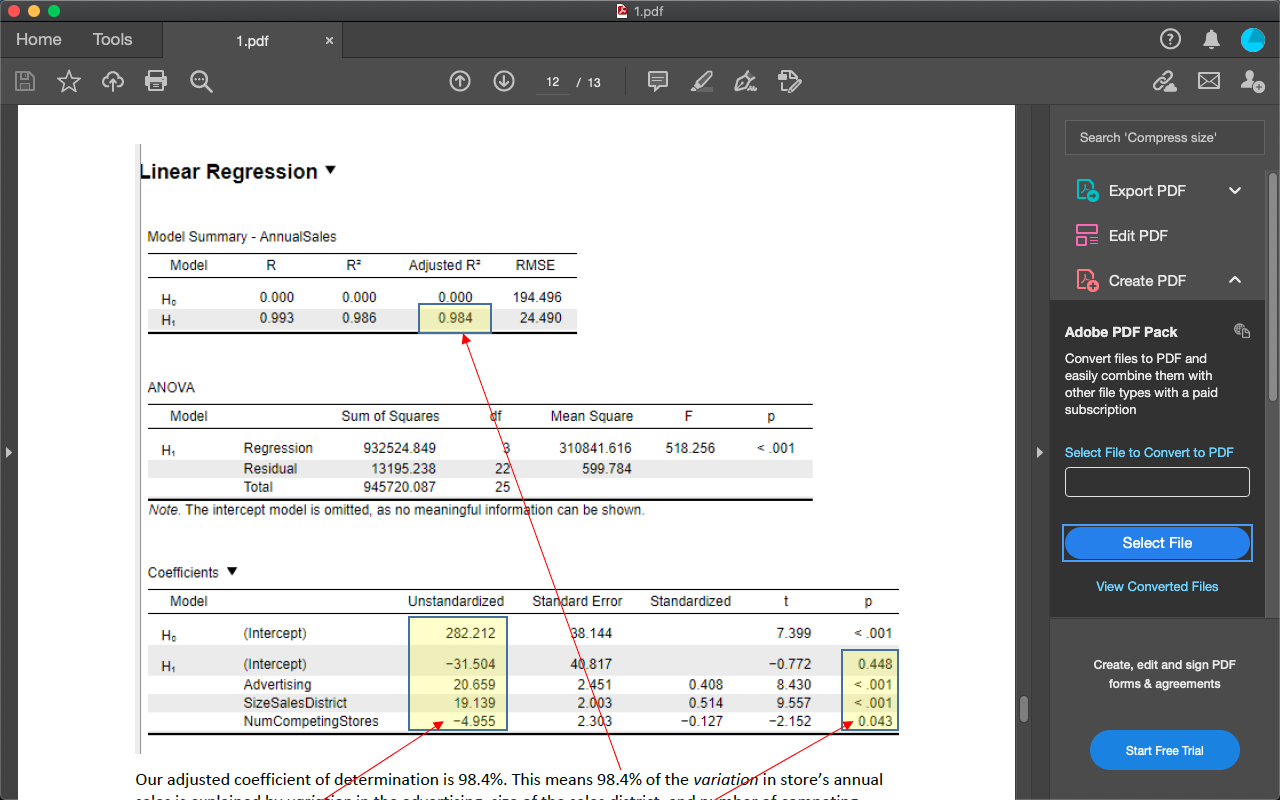 Solved (step 28 )Rerun the multiple regression model using | Chegg.com