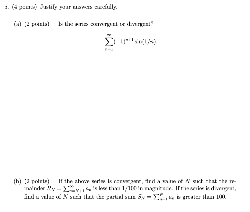 Solved 5 4 Points Justify Your Answers Carefully A 2 6628