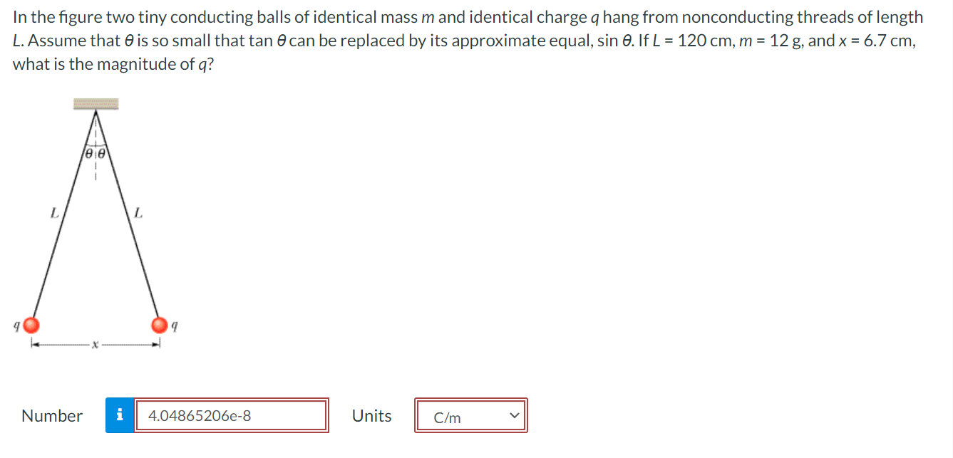 Solved In the figure two tiny conducting balls of identical | Chegg.com