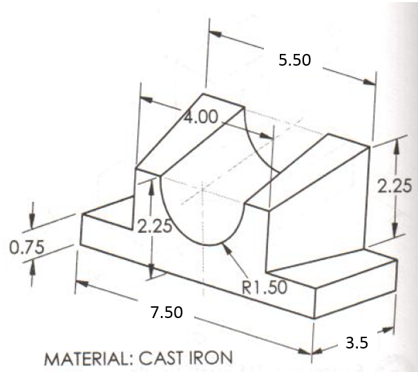 Solved CREATE AN ORTHOGANAL ( front view, top view, right | Chegg.com