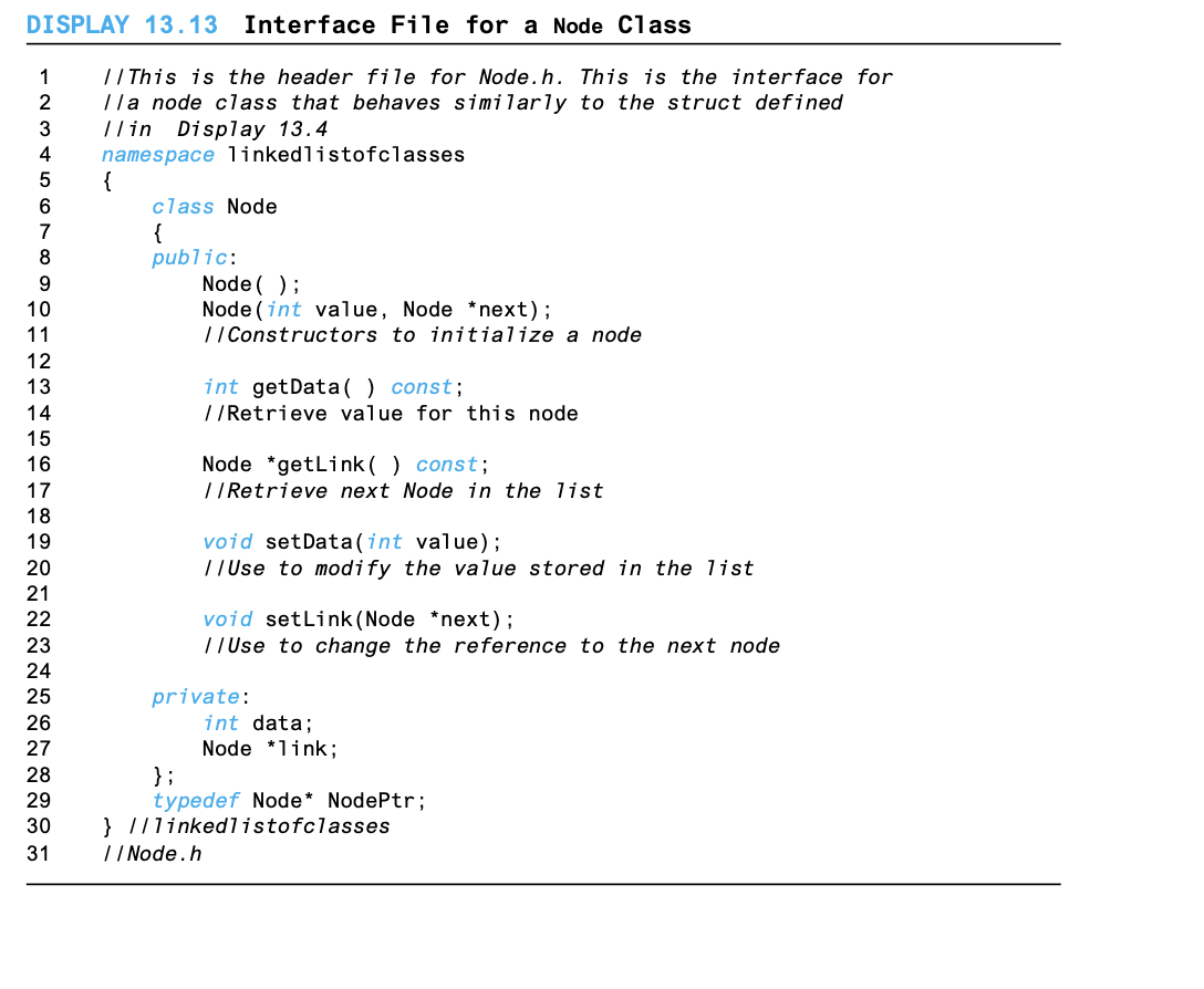 Solved c++ Displays 13.13, 13.14 and 13.15 demonstrate a | Chegg.com