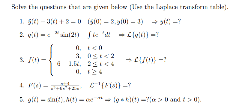 Solved Solve The Questions That Are Given Below Use The Chegg Com