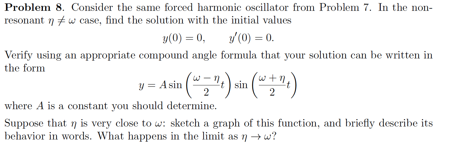 Solved Problem 7. Use The Method Of Variation Of Parameters, | Chegg.com