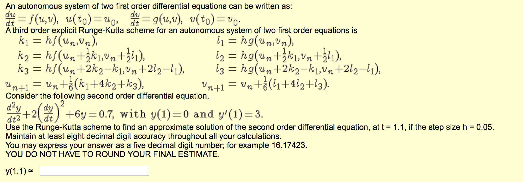 Solved An Autonomous System Of Two First Order Differenti Chegg Com