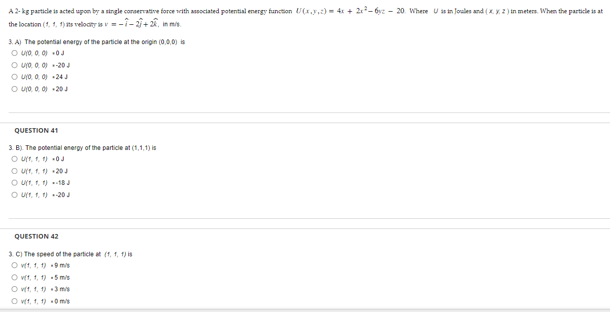 Solved A 2- Kg Particle Is Acted Upon By A Single | Chegg.com