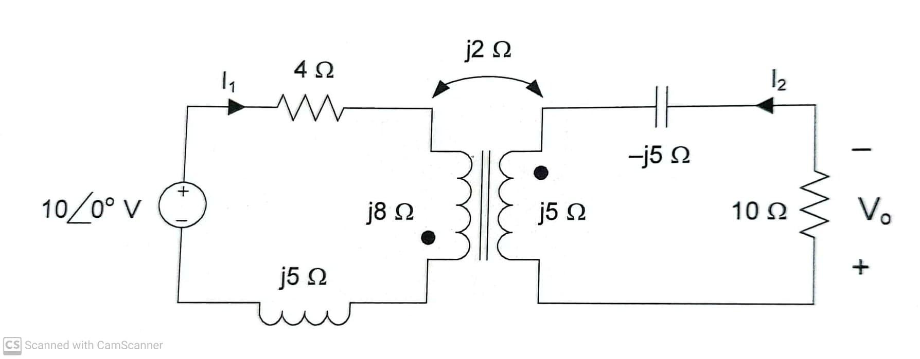 Solved Problem 3-43. Determine voltage V, in the following | Chegg.com