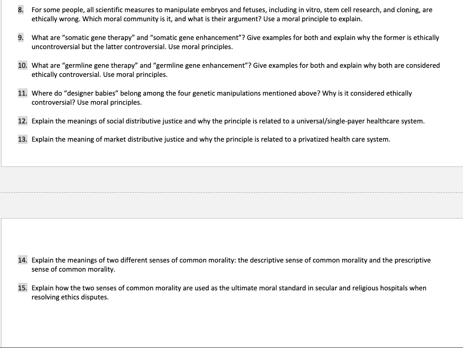 Solved 8 For Some People All Scientific Measures To Chegg Com