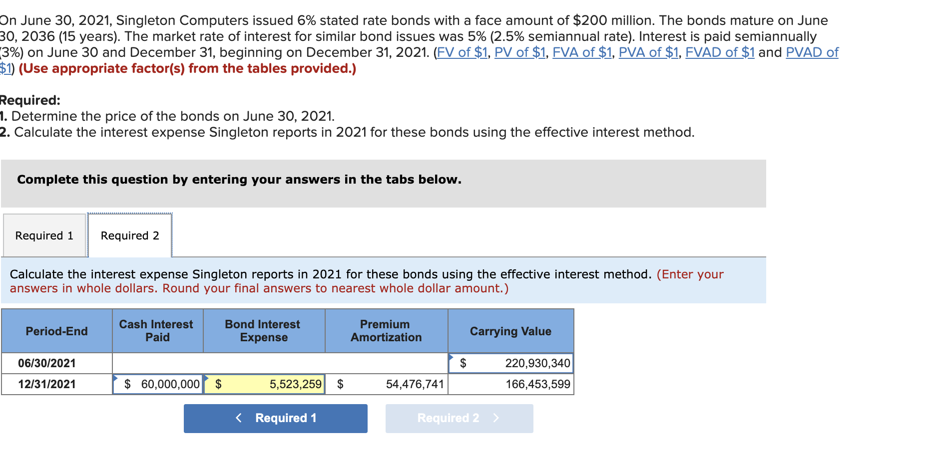 Solved On June 30, 2021, Singleton Computers issued 6% | Chegg.com