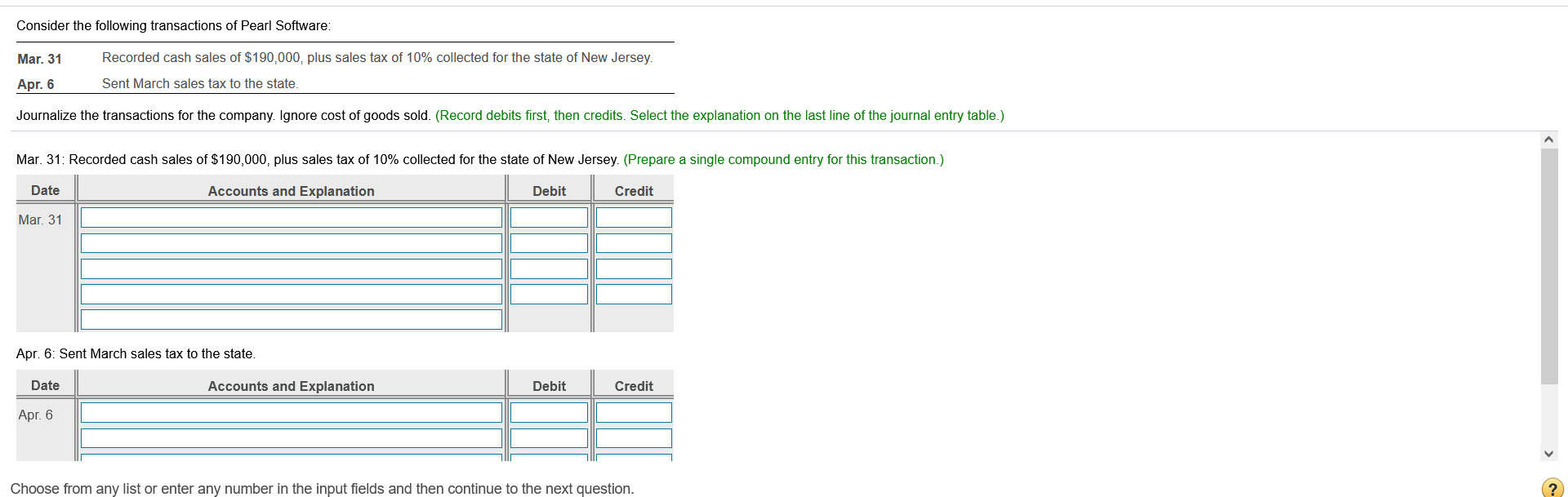Solved Consider the following transactions of Pearl | Chegg.com