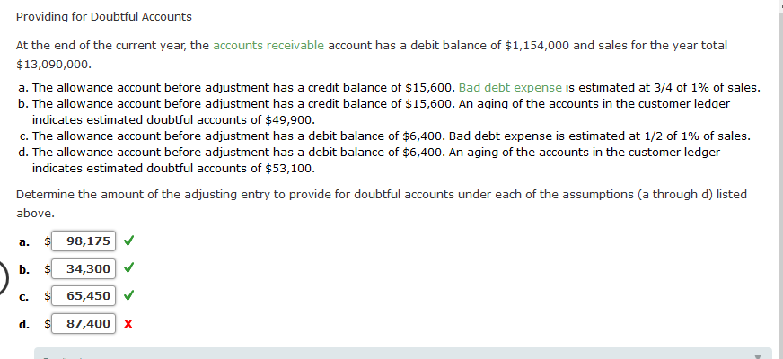 Solved Providing For Doubtful Accounts At The End Of The Chegg solved-providing-for-doubtful-accounts-at-the-end-of-the-chegg