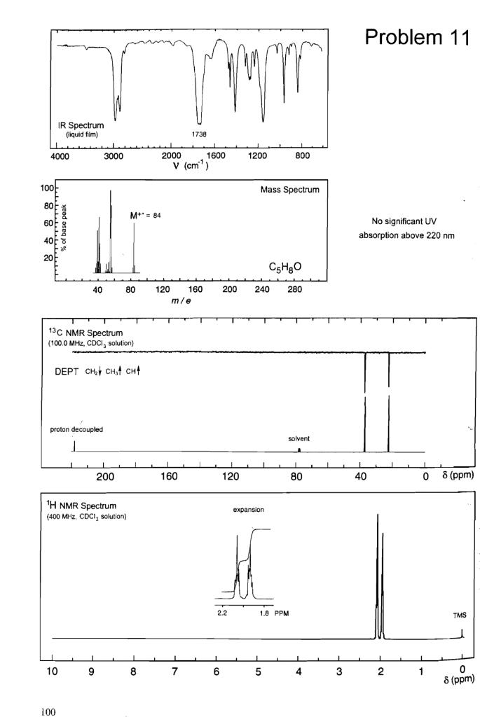 Solved Problem 7Problem 8Problem 9Problem 10 'H NMR Spectrum | Chegg.com