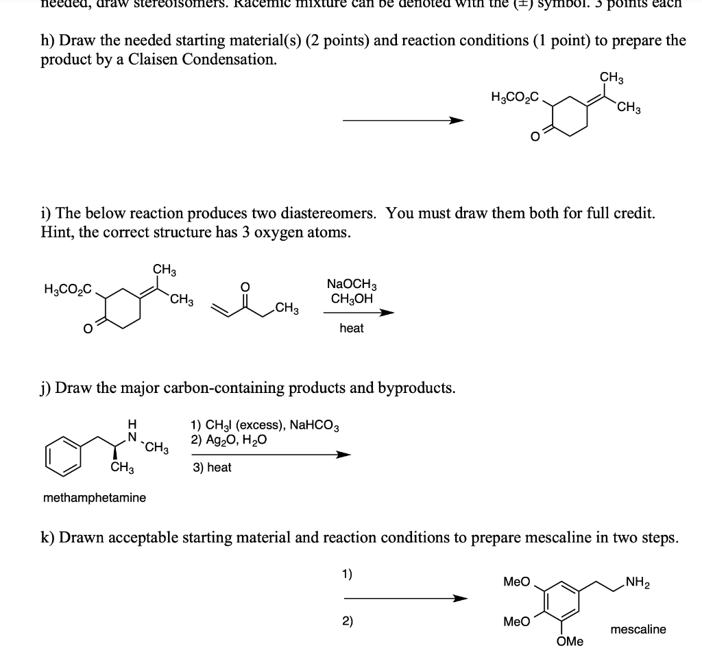 Solved Needed, Draw Stereoisomers. Racemic Mi Can Be Denoted 