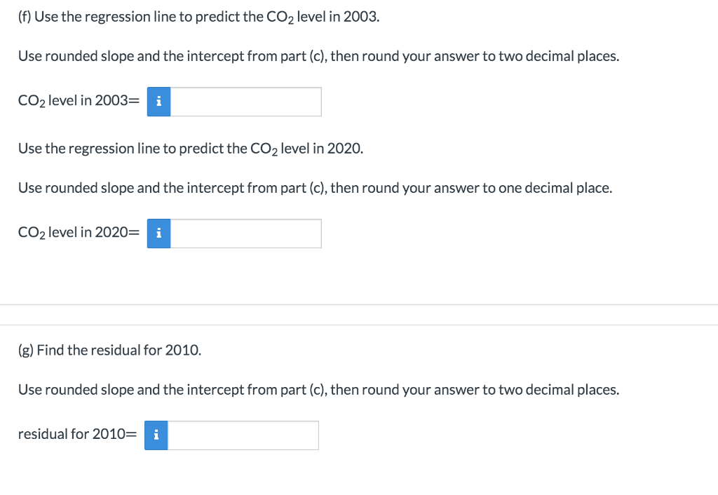 Solved Concentration of CO2 in the Atmosphere Levels of | Chegg.com